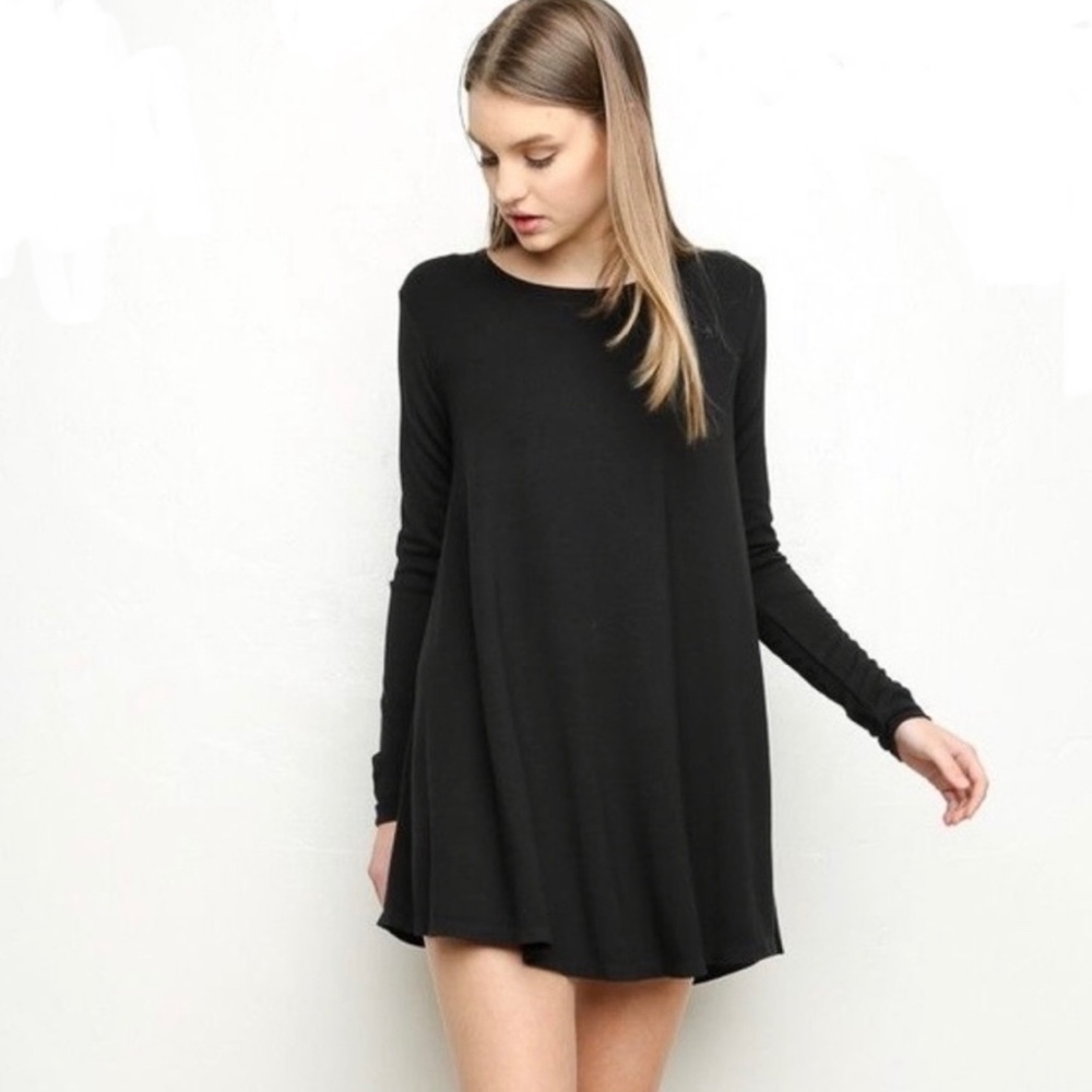 Brandy Melville Long Sleeve T-Shirt Dress